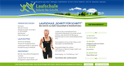 Desktop Screenshot of lernelaufen.de